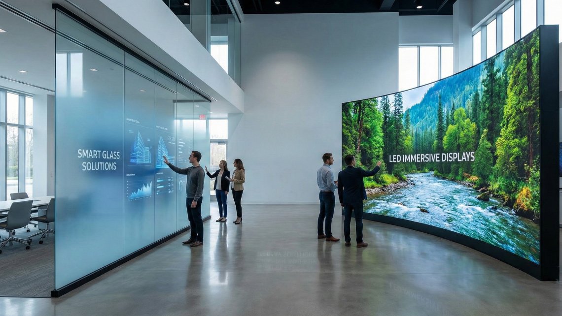 StudioImmersive's tweet image. Smart Glass vs. LED: Choosing #ImmersiveDisplay Solutions
Not all immersive displays deliver the same impact. The right choice depends on space, audience behaviour, and content goals.
immersivestudio.co.uk/services/immer…
#ImmersiveStudio #SmartGlass #LEDTechnology #ExperientialDesign