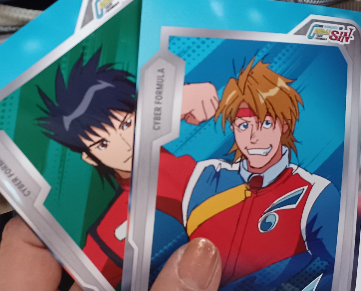 kou_1223's tweet photo. 試しにランダムキャラ2枚ひいたらグーが出た
ネル様出るまで頑張らないといけなくなりましたね
新条くんはお譲り可ですご縁あれば連絡ください
#cyberf
#サイバーフォーミュラ
#新世紀GPXサイバーフォーミュラ https://t.co/Jb4qPBE9Zs
