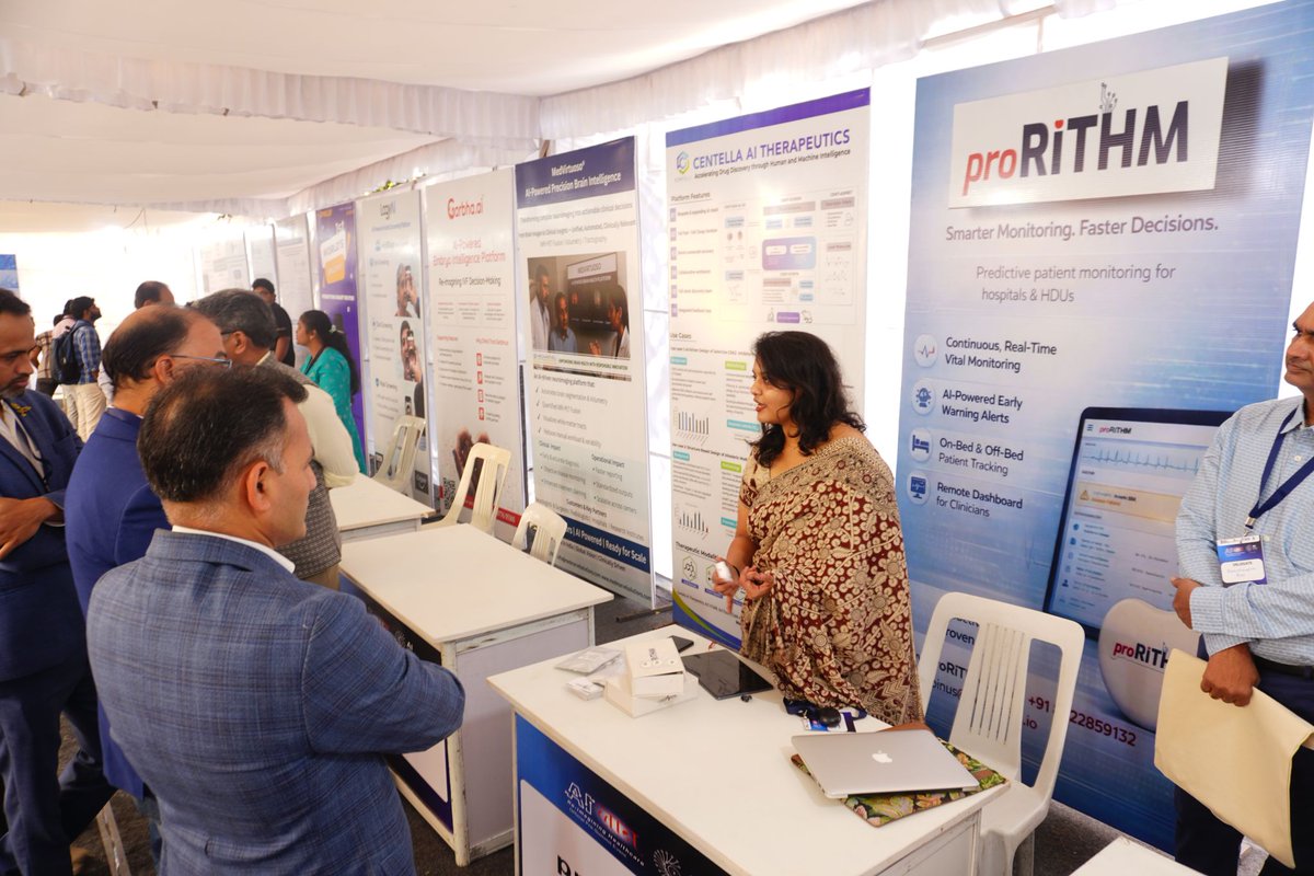 AIC_CCMB's tweet photo. Startup Tech-Showcase | AI-लान: Re-imagining Healthcare #PreSummitEvent of #IndiaAI

Featured startups developing and deploying AI-enabled healthcare solutions &amp; translating innovations. We thank @BFI_Impact  for supporting the Startup Tech Showcase and enabling this platform. https://t.co/8B45wONQ27