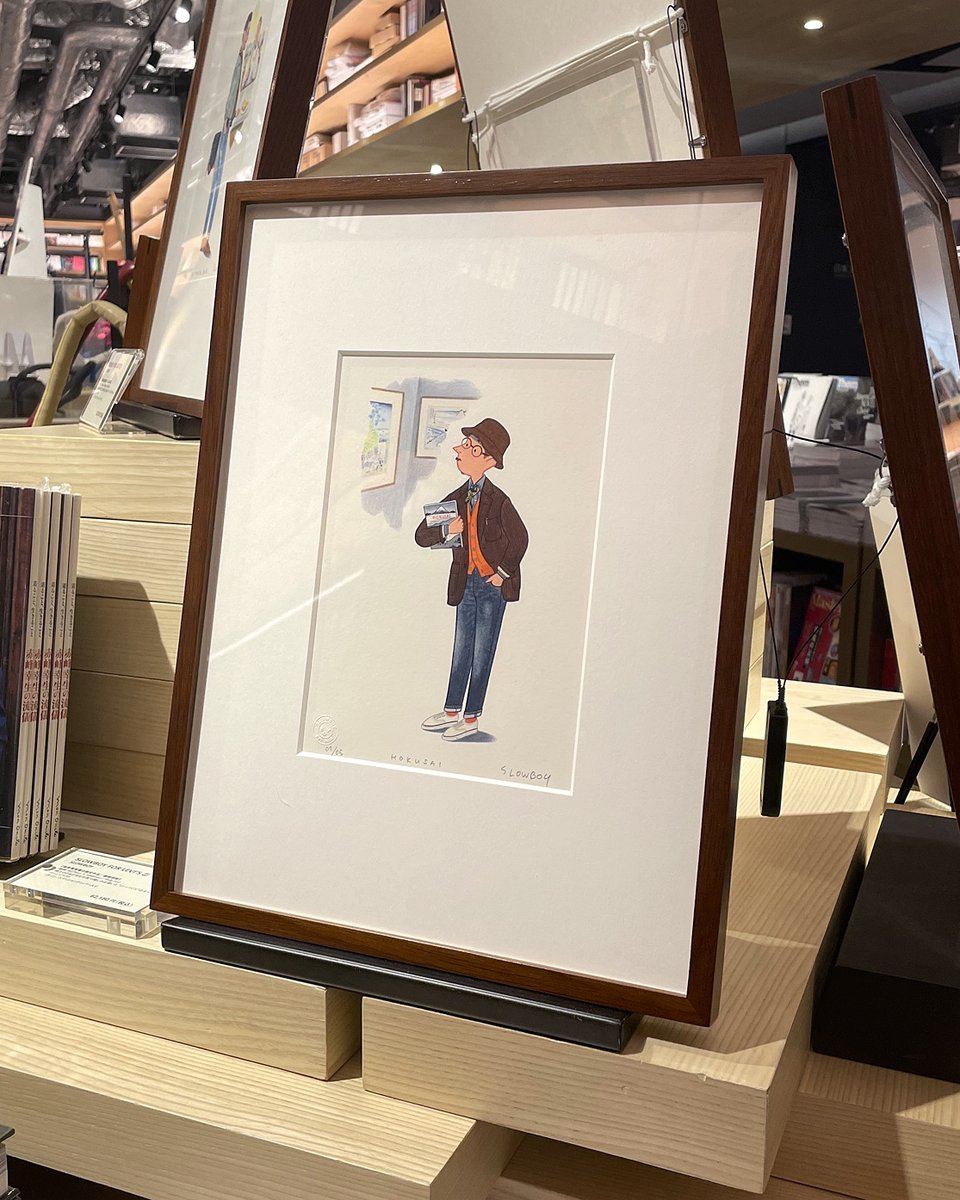 銀座シックス　蔦谷購入　Mr Slowboy 絵画 直筆サイン入り 複製原画】SLOWBOY FOR LEVI'S② Mr.Slowboy Mr