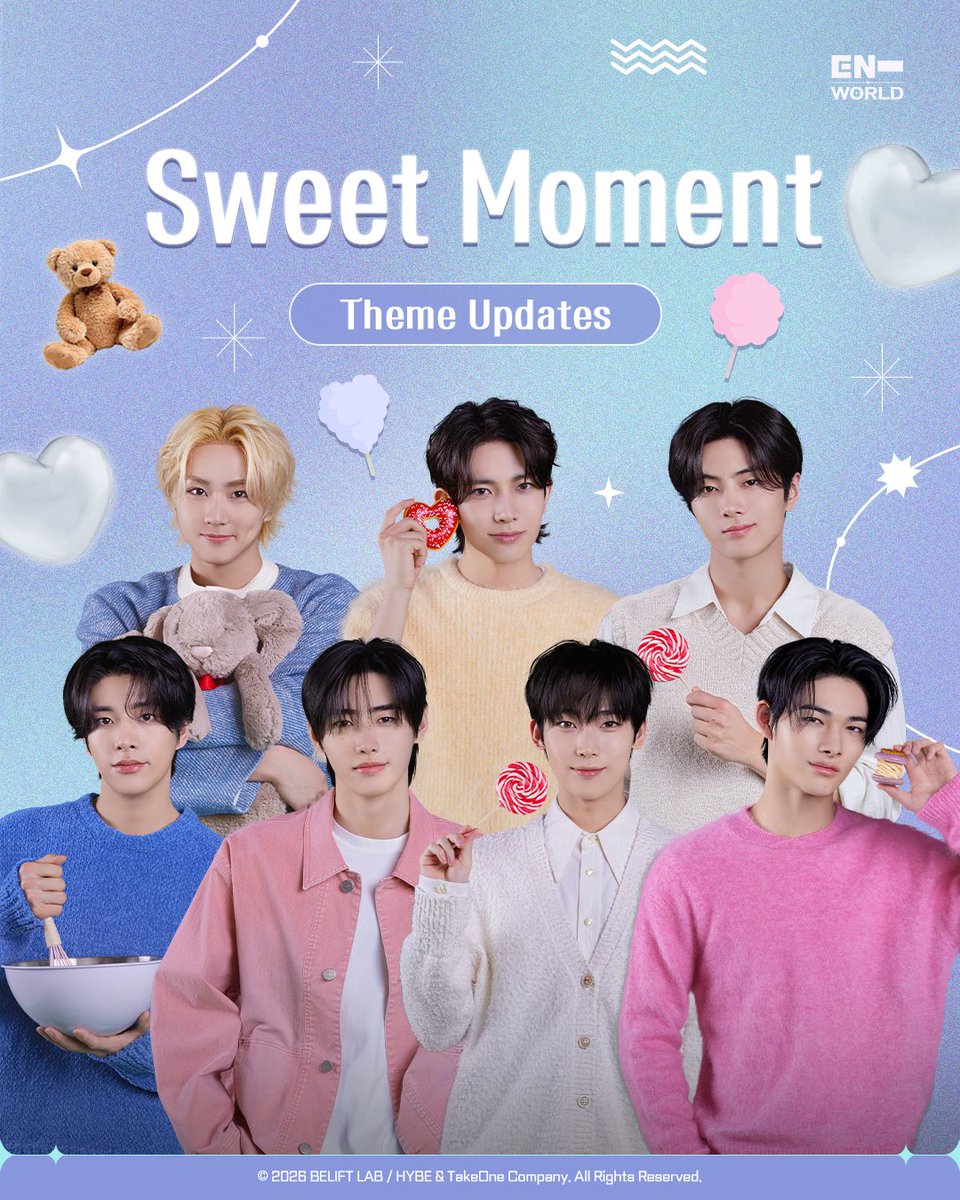 🍭 Update Notice Special theme 'Sweet Moment' update! Enjoy new