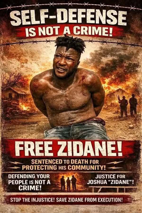 FSYusuff's tweet photo. Zidane is still in prison and sentenced to death.

Self-defense is not a crime..

Free Zidane now !!!! https://t.co/BHgptR8M8N