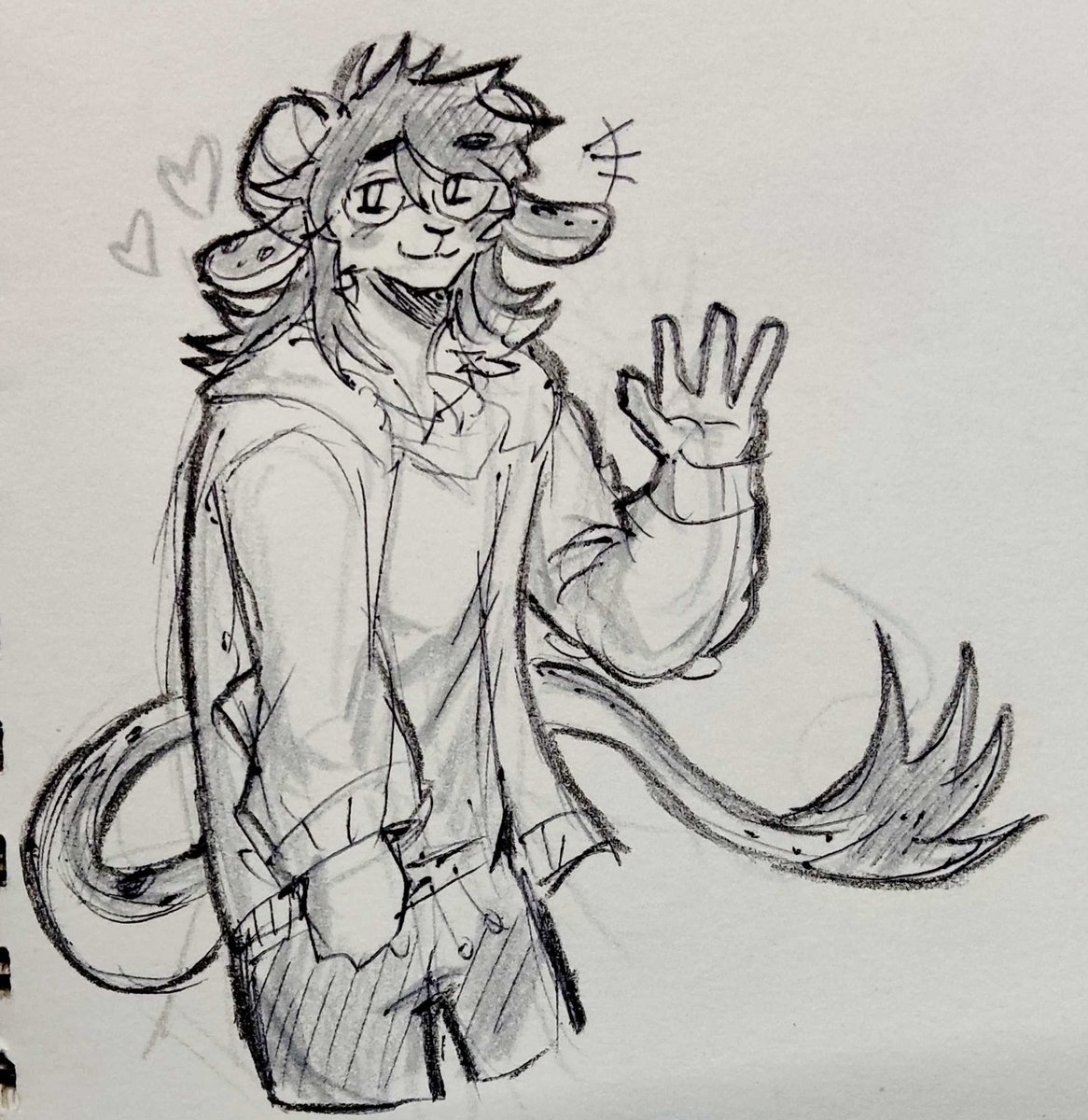 rediskaaaaaaaaa's tweet image. look at how cute @hideoolz drew me...