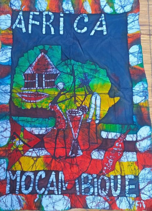 JaskillMaputo's tweet image. Art of the Day! "Viva Mozambique Africa". Buy at: ArtPal.com/Batik?i=320318…
