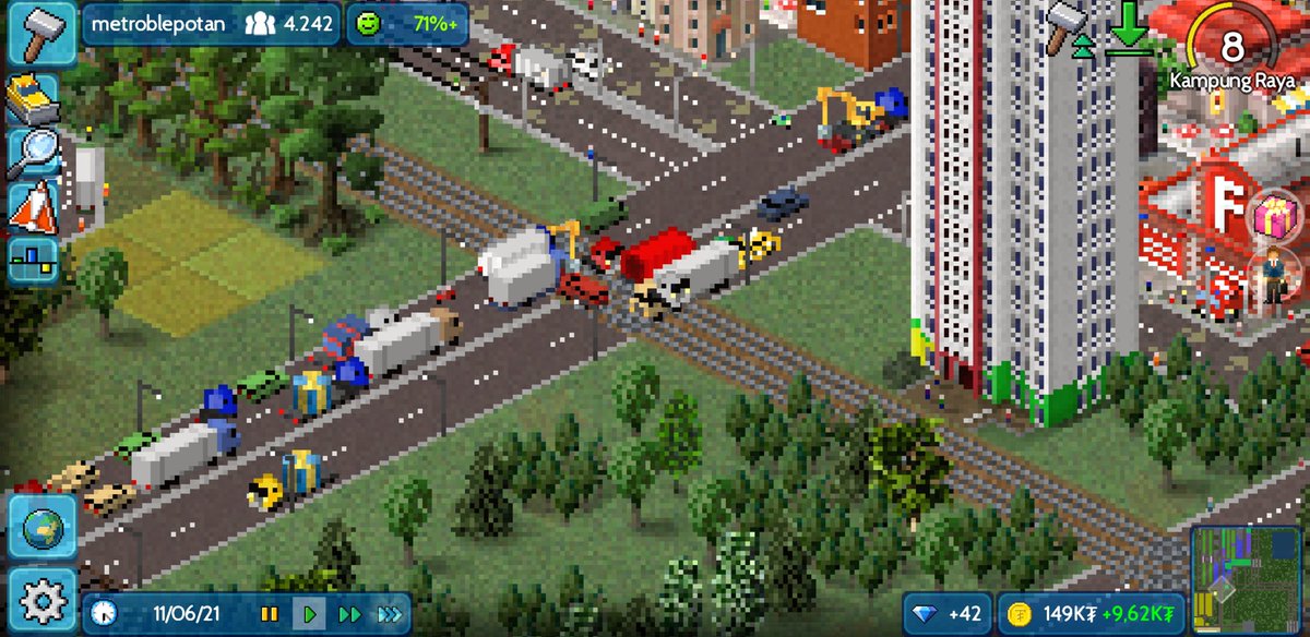 Macet gara gara puter balik di rel. Kircon suganmah