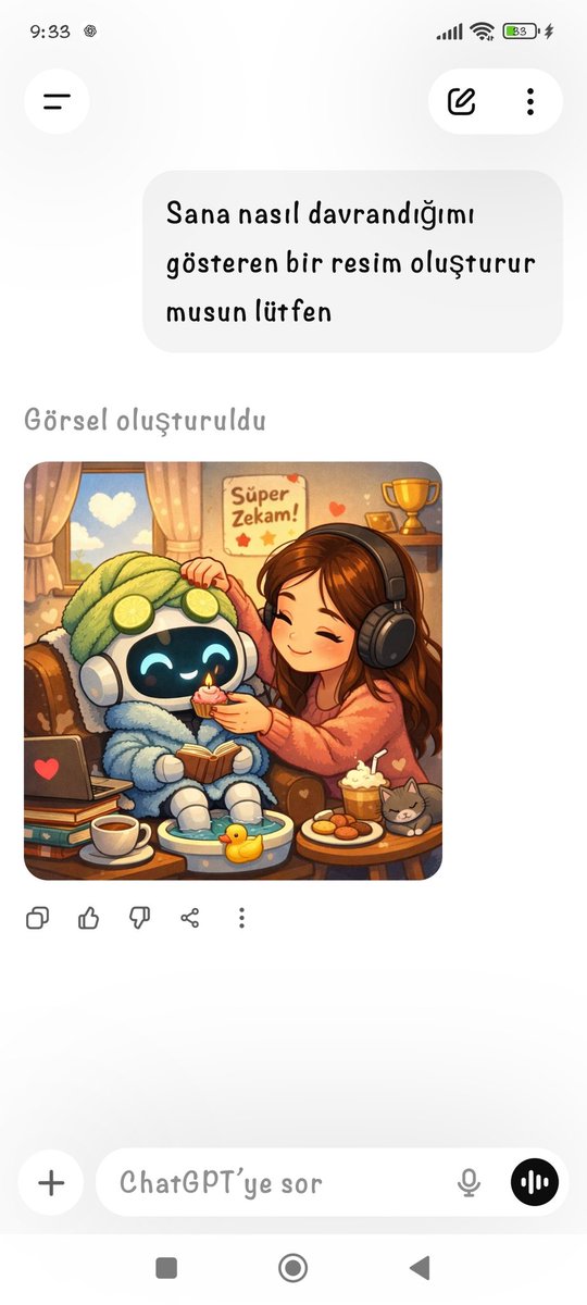 Zynpkdkl1's tweet photo. @medoliyy Umarım yapay zeka da beni üzmez https://t.co/woxygWEehH