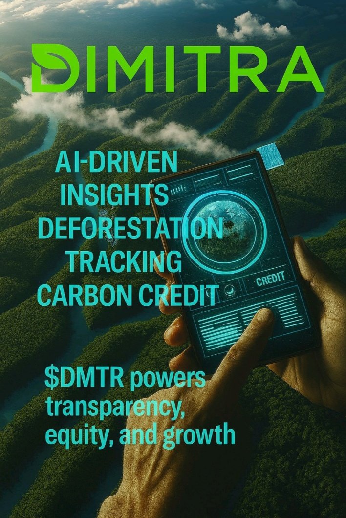 tagwireyih's tweet photo. ๐ฅ Donโt miss out on the $DMTR Dimitra ๐ #AI #RWA #DePIN #NFTs in Agriculture @dimitratech.
With a solid team & groundbreaking technology, #Dimitra project is primed for success ๐
#EUDR Compliance processing
#SmallHolderFarmers
#ESG verification #BlockchainAgtech
๐ฐ๐ฐ๐ฐ
$BTC https://t.co/u3ylbdO0Ci
