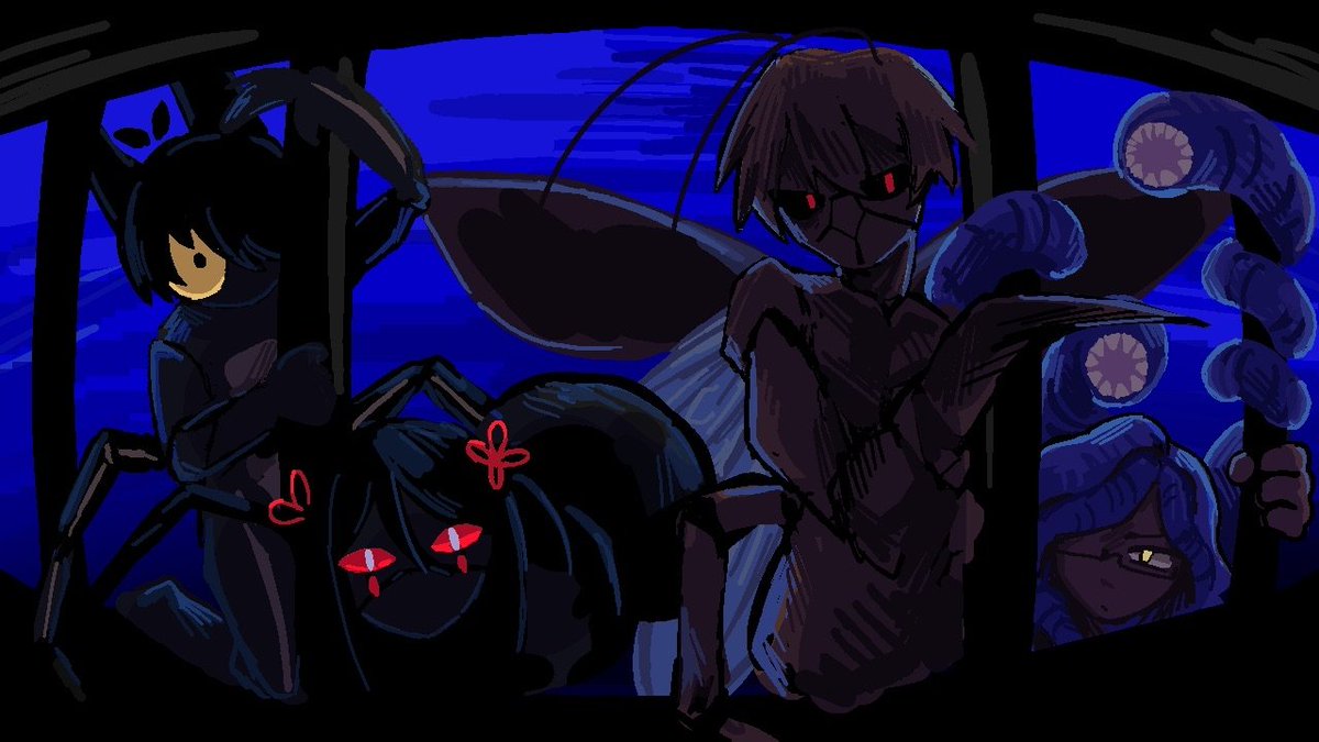 🪲Late repost but I still want the art on my page 💀 go check it out I did a good draw I think