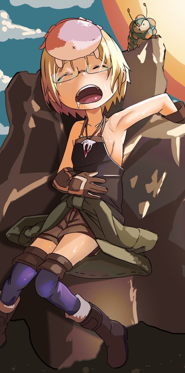 JAM910737169451's tweet image. あっちぃと香ばしい
#絵描きさんと繋がりたい
#メイドインアビス
#リコ
#メイニャ