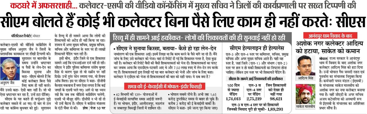 ये मप्र में क्या हो रहा है...<a href="/DainikBhaskar/">Dainik Bhaskar</a> <a href="/DrMohanYadav51/">Dr Mohan Yadav</a>