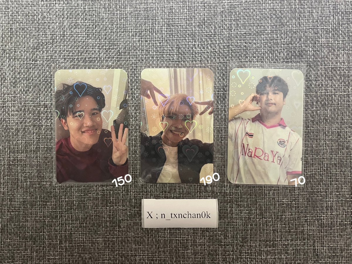 n_txnchan0k's tweet photo. ปล่อยการ์ด + กิ๊บ bacon คับ🐽

-- ราคาในภาพยังไม่รวมส่ง ค่าส่งคิดตามบิล+ค่าแพ็ค 15บ.
-- การ์ดส่งแบบดามด้วยกระดาษลังหน้า&amp;หลัง+ใส่ซองกันกระแทก

> พต.ด้านหลังการ์ด/ถ่ายคลิปเช็คของ ขอในแชทได้นะคับ🙇🏻‍♀️

 #ตลาดนัดbacontime #ทีมbacontime #bacontime #kimsensei #artie #markky #erez #taox https://t.co/zZCjlGcf0X