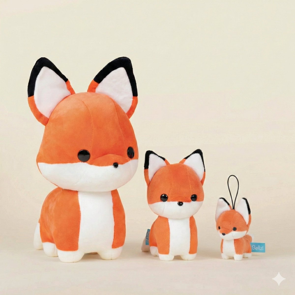 벨지 여우 인형 3종🦊🦊🦊
침대에서 끼고 잘 여우🦊
책상에서 만지작거릴 여우🦊
가방에 달고 다닐 여우🦊