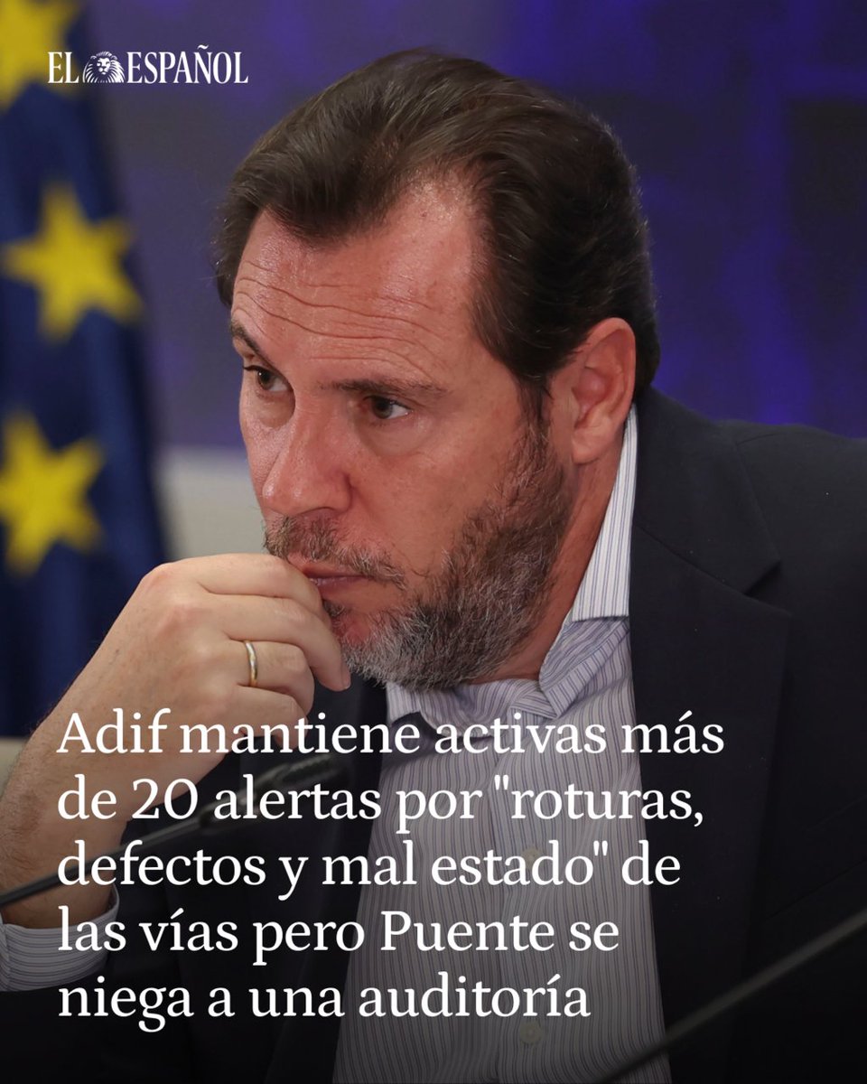🔴 #EXCLUSIVA | Adif mantiene activas más de 20 alertas por "roturas, defectos y mal estado" de las vías pero Puente se niega a una auditoría dozz.es/o3m_v10