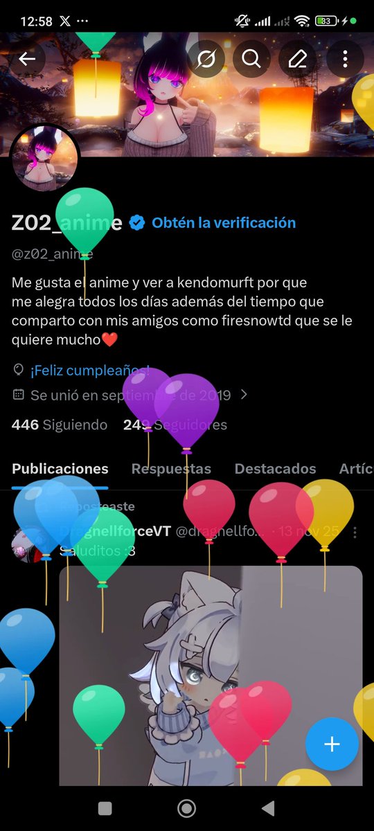 Que bonitos son los globitos otro año más espero tener un hermoso cumpleaños y pasarla bien con amigos y familia UwU ✨