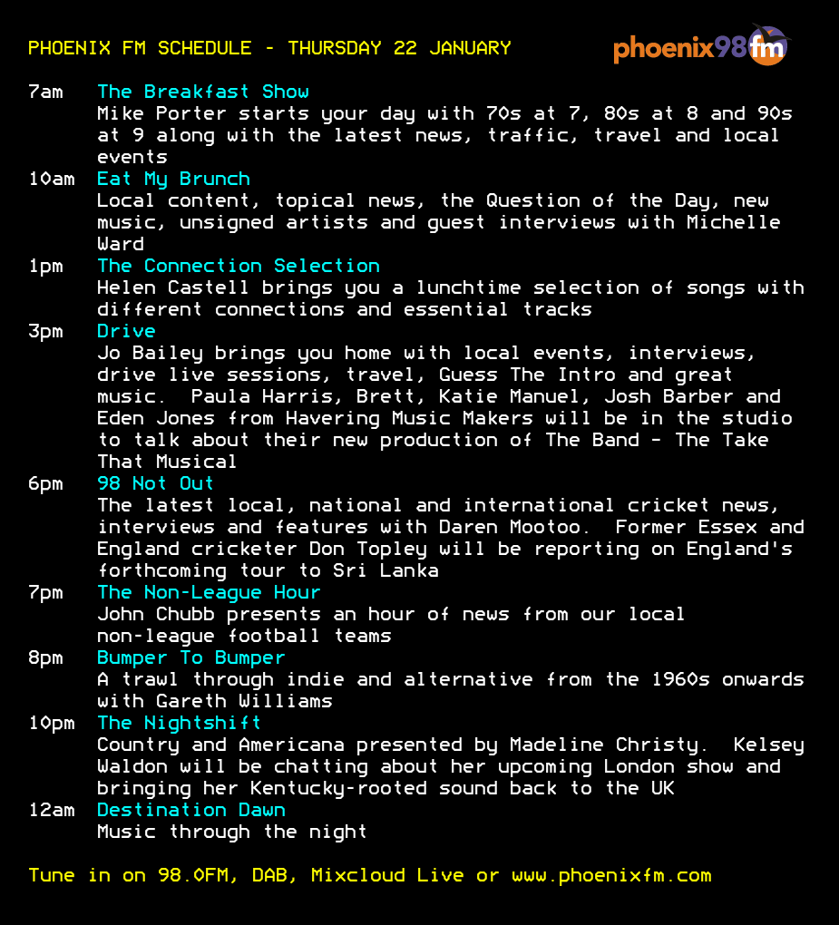 Phoenix FM (we're on 🦋) tweet media