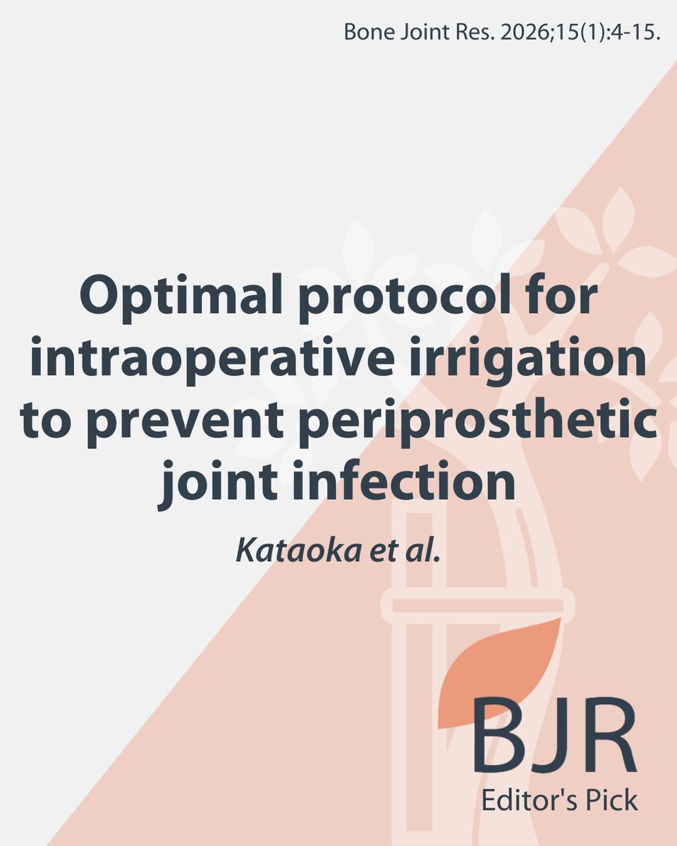 BoneJointRes's tweet image. The findings suggest that the timing of irrigation—particularly performing it before biofilm maturation and limiting exposure duration—is critical to maximizing antimicrobial benefit while minimizing host-cell damage.

#Infection #Surgeon #Protocol #BJR

ow.ly/Uzym50Y0R8j