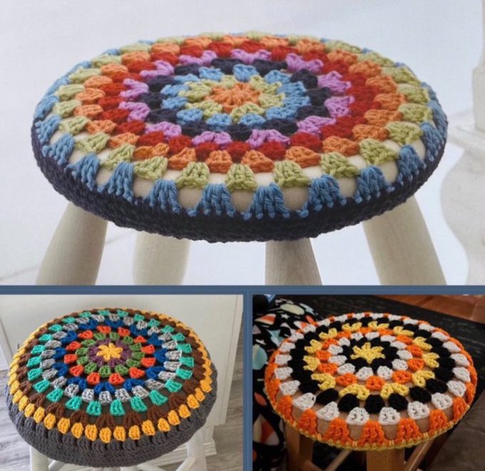 DDCrochetDesign's tweet image. This crochet round stool cover is a simple way to upcycle scrap yarn into something useful for the home. It’s an enjoyable project that lets colour do the work, creating a bright handmade design 🧶🌈

dwcrochetpatterns.etsy.com/uk/listing/119…

#MHHSBD #craftbizparty #upcycling #earlybiz