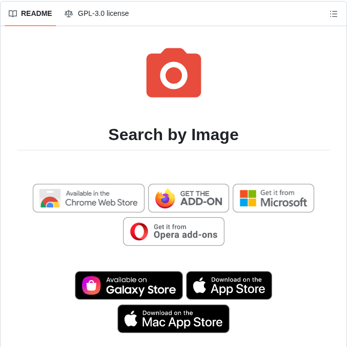 tom_doerr's tweet photo. Reverse image search extension for browsers

https://t.co/jNVYjRUYA1 https://t.co/4WskXeVUWv