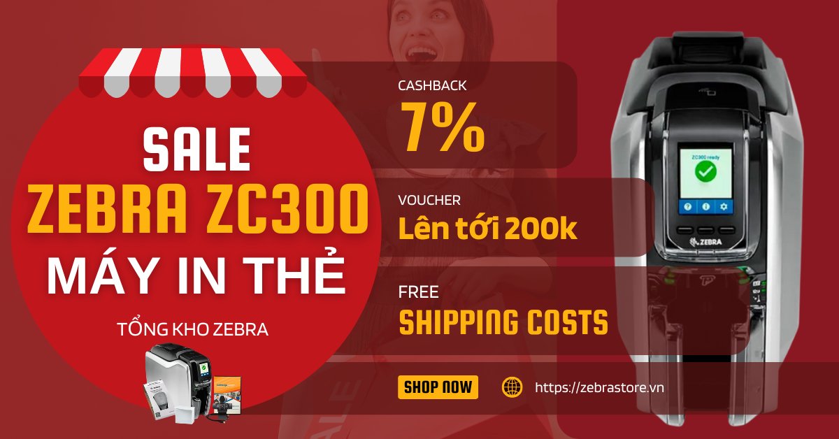 StoreZebra59868's tweet photo. 🪪 Zebra ZC300 – Máy in thẻ nhựa chuyên nghiệp
✅ In thẻ PVC sắc nét, màu chuẩn
✅ Hỗ trợ in 1 mặt / 2 mặt linh hoạt
✅ Tăng cường bảo mật thẻ &amp; dữ liệu
👉 Xem chi tiết sản phẩm:
 https://t.co/7nSRCMjckd
#ZebraZC300  #InTheNhanVien #ZebraPrinter #Zebrastore https://t.co/Od3YsJKRZ4