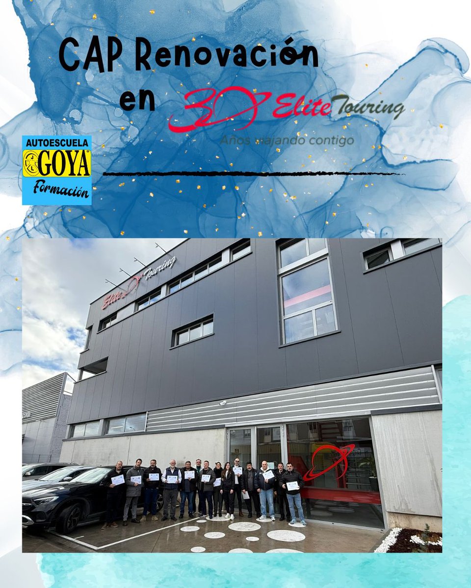 🎓🚛 Formación obligatoria completada
Hemos realizado en el centro de Elite Touring el CAP Renovación, una formación obligatoria para conductores profesionales.

📚 Actualización, seguridad y profesionalidad al volante
🙏 Gracias por confiar en nosotros
🚦🚍 <a href="/elitetouring/">Elite Touring</a>