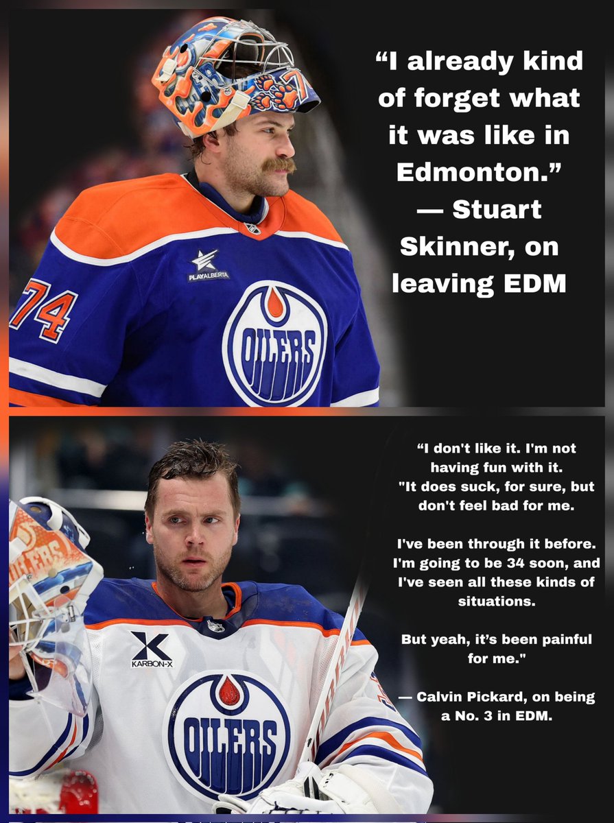 TheLineBlender's tweet image. It's a new era of goaltending in Edmonton and not everybody is happy about it. #Oilers