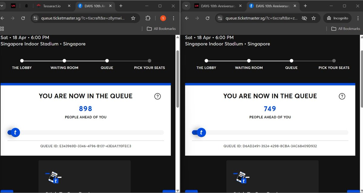 Manifesting for this q numbers for BTS ticketing in SG please please jaebal!