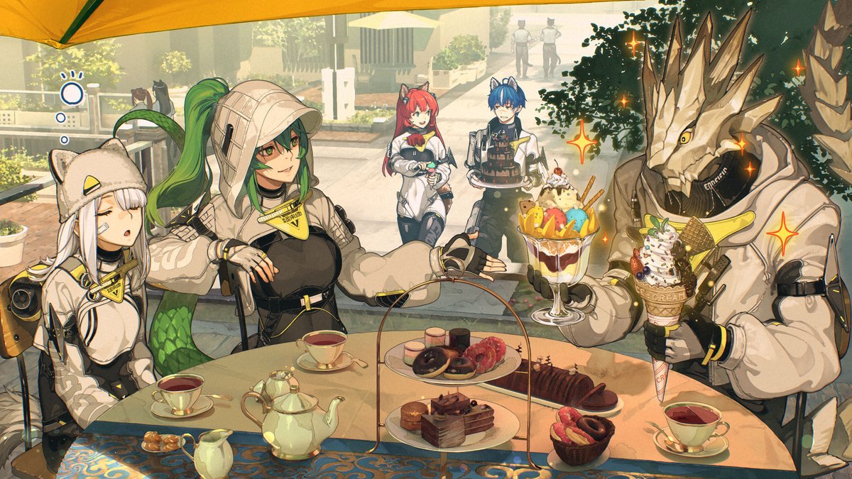 こんにちは～ 早速ですが久しぶりの告知です。
「アークナイツ:エンドフィールド」の正式リリースお祝いイラストを描かせて頂きました!
という事で改めましてアークナイツエンドフィールド正式リリースおめでとうございます!!