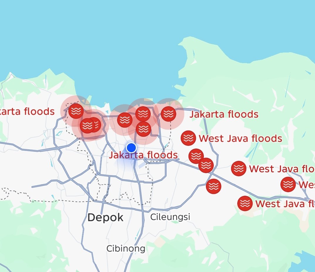 Bused..dah mulai banjir dimana mana stay safe guys