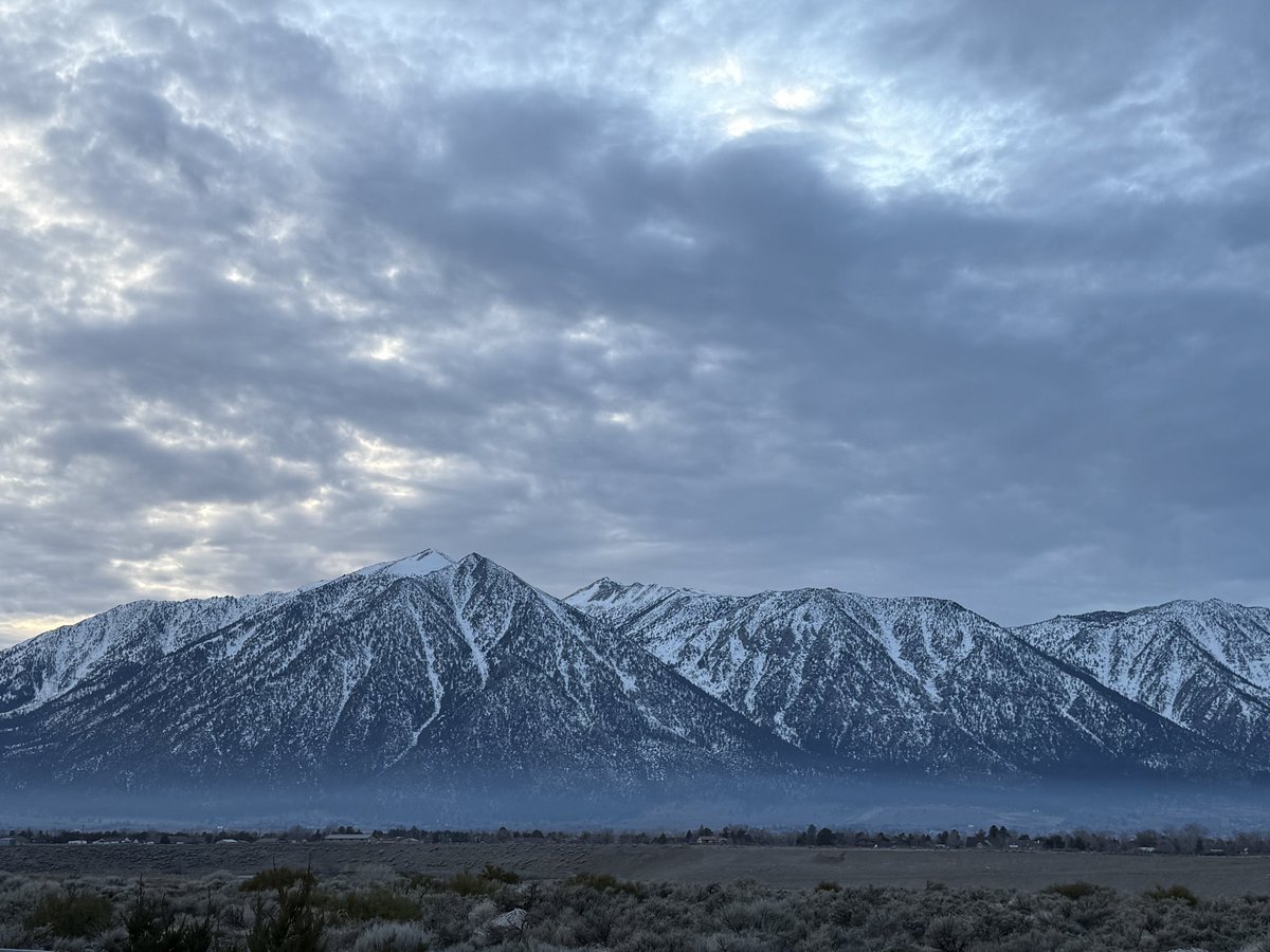 Incredible beauty from my backyard in Gardnerville.