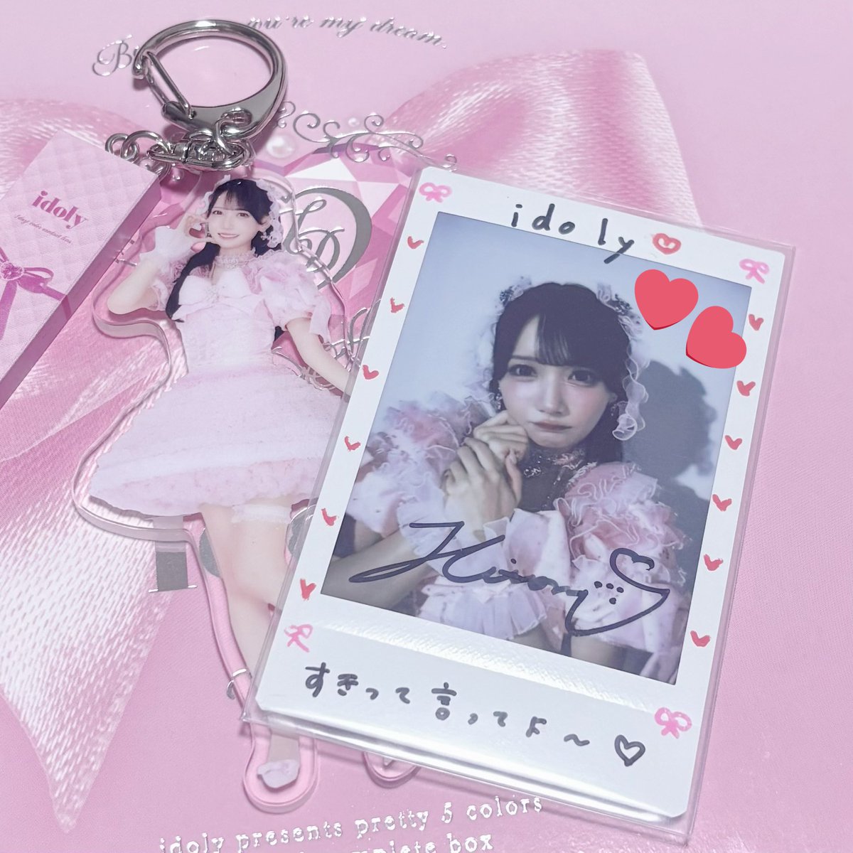 チェキ届きました₍ᐢ‥ᐢ₎ ♡ 改めて鈴木瞳美ちゃんのイメージモデルの