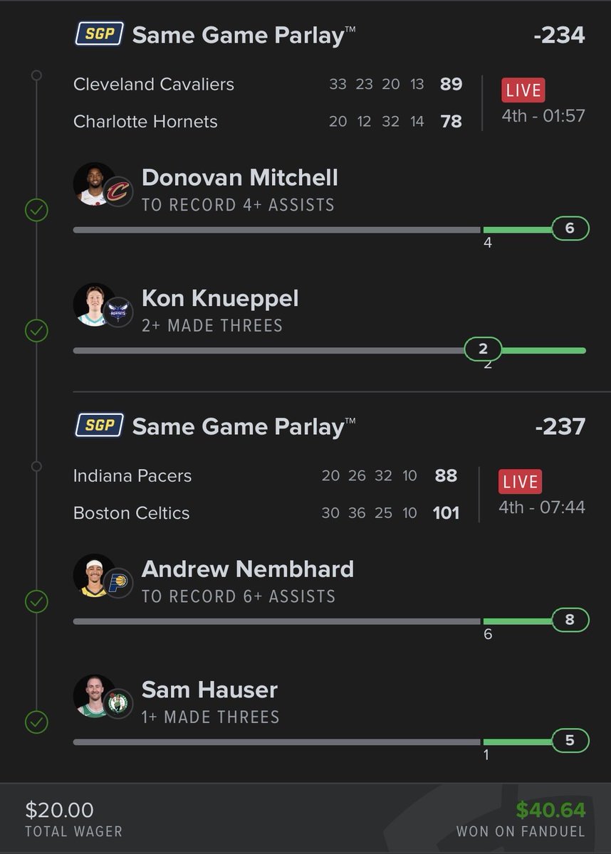 PropsAtlanta's tweet photo. LADDER CHALLENGE DAY 2

🪜 $10 → $5,000 Challenge 🪜

✅ Day 1: $20 ➡️ $40 ✅

#NBA #LadderChallenge #Fanduel https://t.co/ekhrNPRd05