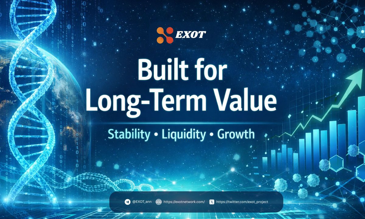 This is how real value cycles back. 🧬
The EXOT Buyback Program goes beyond a simple repurchase model, it's a structural value engine that channels biotech investment performance directly into the token economy.

Designed to strengthen the ecosystem through:
🔹 Long-term