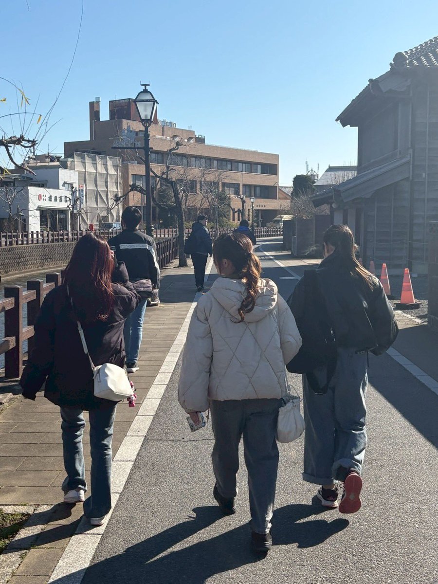 CITWandervogel's tweet photo. 2026年1月16日 
佐原小江戸・香取神宮散策
今回はサー���ルのメンバーで、千葉の佐原へ行きました！
江戸の風情が残る町並みをのんびり歩いて、歴史を感じる癒やしの休日になりました！⛩
 #春からCIT  #千葉工業大学 https://t.co/enzImefFLG