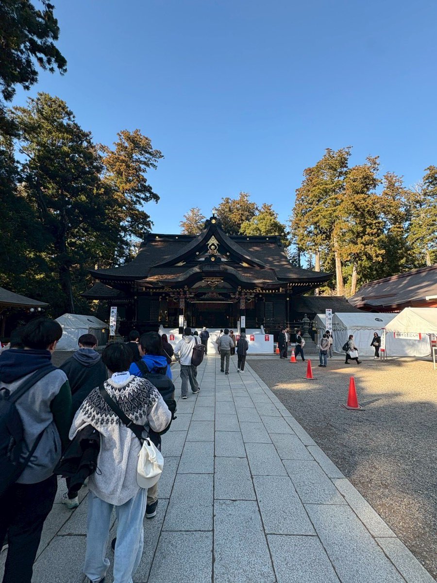 CITWandervogel's tweet photo. 2026年1月16日 
佐原小江戸・香取神宮散策
今回はサー���ルのメンバーで、千葉の佐原へ行きました！
江戸の風情が残る町並みをのんびり歩いて、歴史を感じる癒やしの休日になりました！⛩
 #春からCIT  #千葉工業大学 https://t.co/enzImefFLG