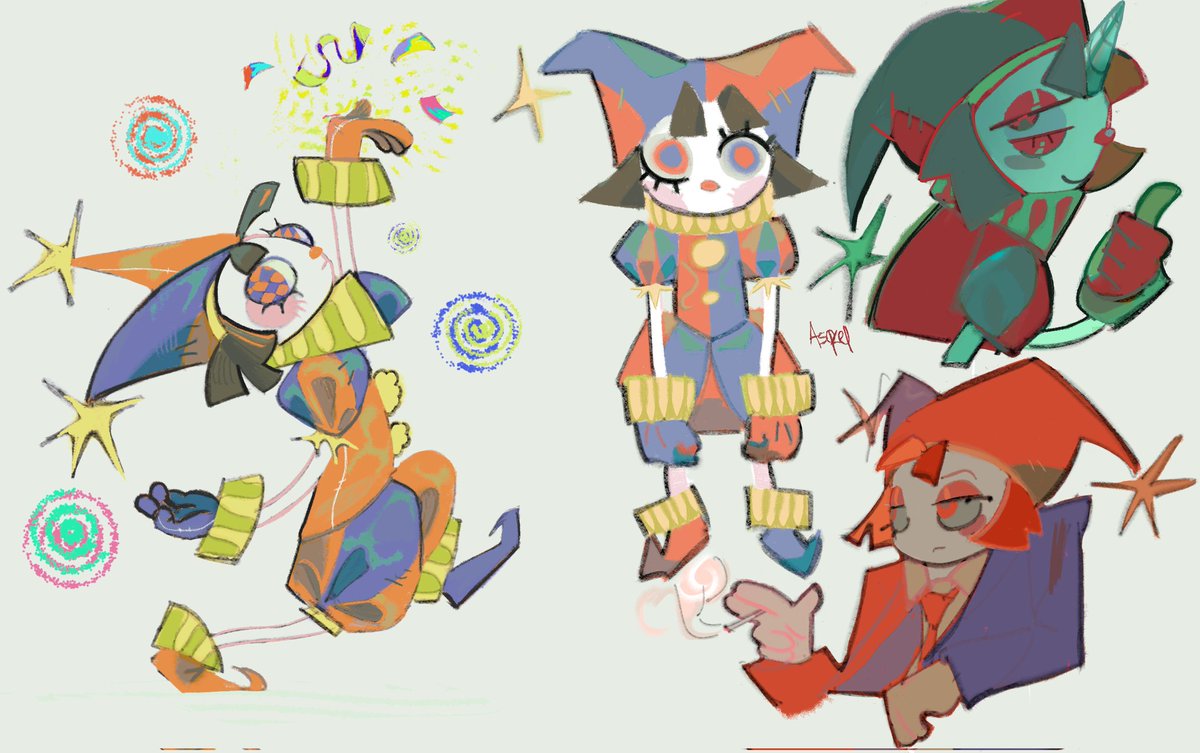 asokel0's tweet image. cmon all the pomni at one time 
#TADC