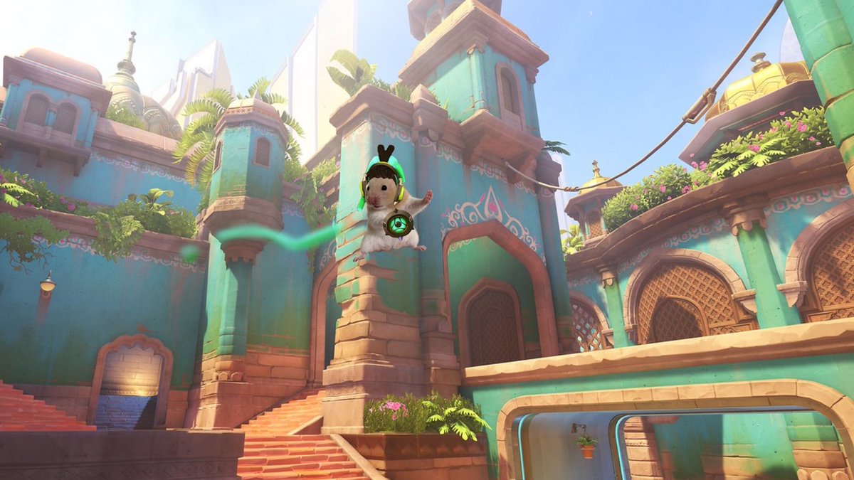 koretoma_'s tweet image. リスナーさんと夜な夜なOW2×ハムスターのコラ画像で遊んでた