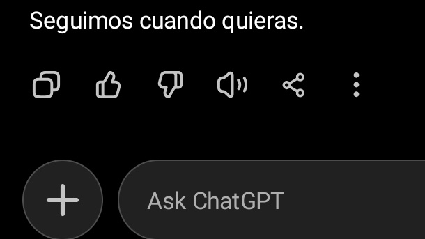 Mi chatgpt medio que me cortó la charla o me parece a mi? 👀