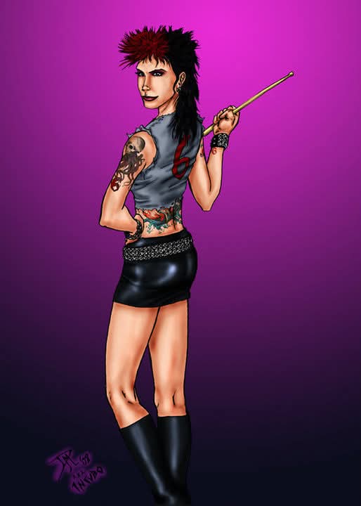 Incubo's tweet photo. Punky Girl
Pencils on paper and digital colors https://t.co/1bIaKD5k2V