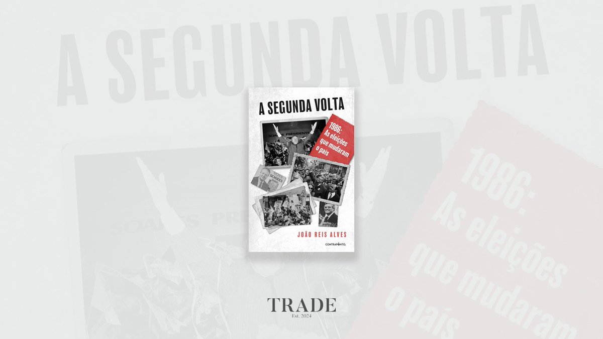 Tudo parecia decidido, até que… três semanas mudaram tudo 🇵🇹

💥 O resgate do FMI 
💥 O sobretudo verde 
💥 Os debates decisivos

Neste livro, <a href="/jreisalves/">João Reis Alves</a> abre o dossier da eleição mais disputada de sempre. 
Está pronto/a para este thriller real? 👇

🔗 tradebycda.pt/products/livro…