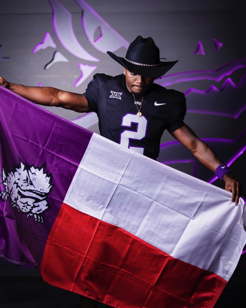 Jairusingram03's tweet image. Thankful blessed to receive an offer from Texas Christian University “TCU”🐸
@CoachMXKelly @_Roderickharris @RamelBorner @DaRealCoachG @CoachXBrown @TCUFootball
