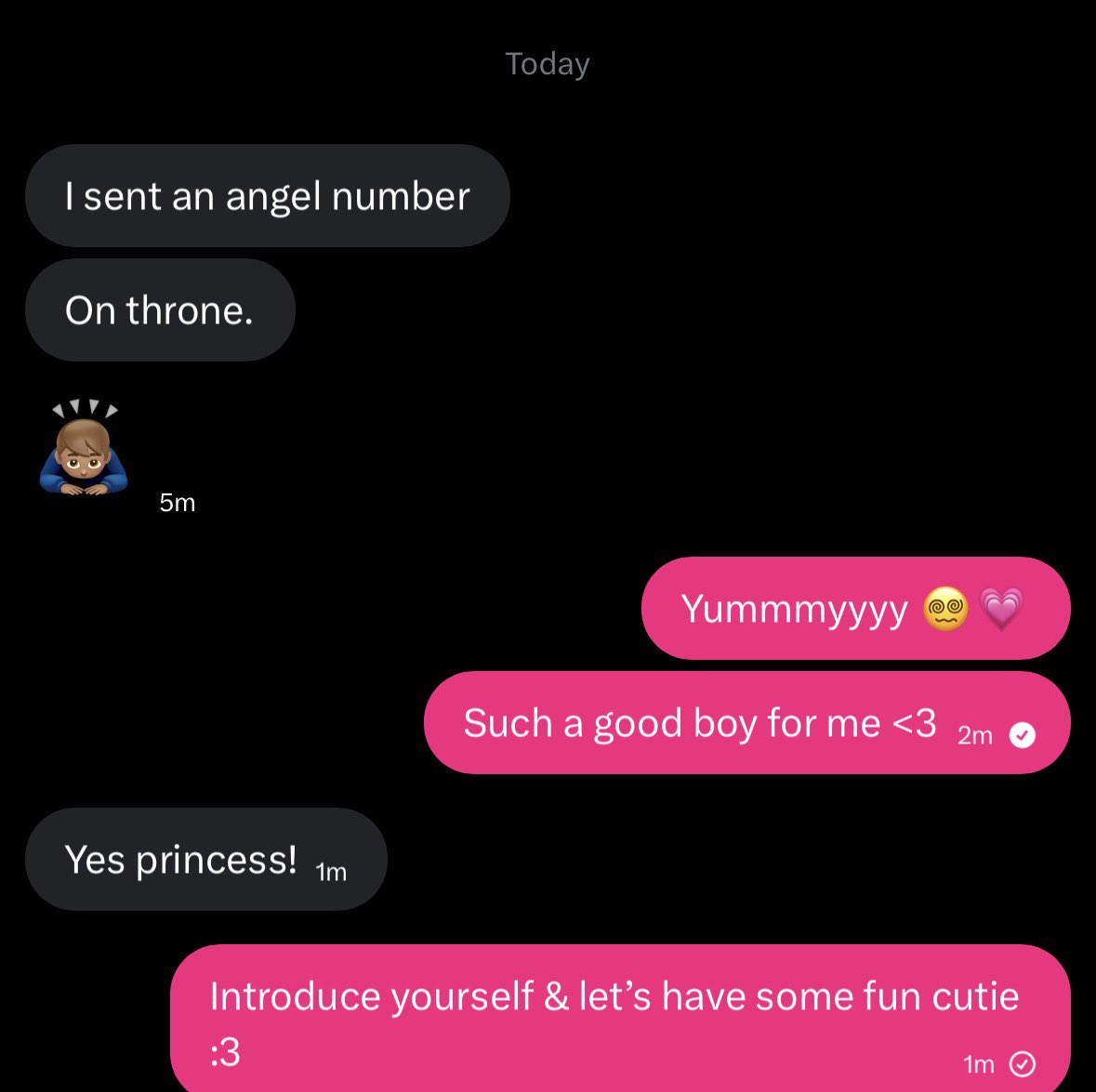 hallucinita's tweet photo. Prime example of how I speak to good boys vs how I speak to stonewallers https://t.co/ezoFOueqgz