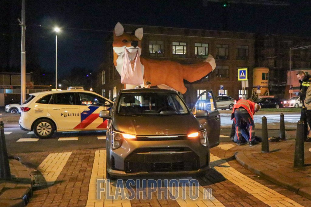 Fatbikebestuurder lichtgewond na aanrijding met auto
