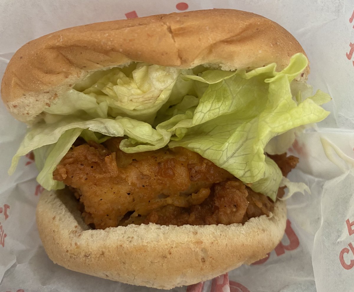 ケンタッキーでチキンフィレバーガー買ってみたー！美味しかった