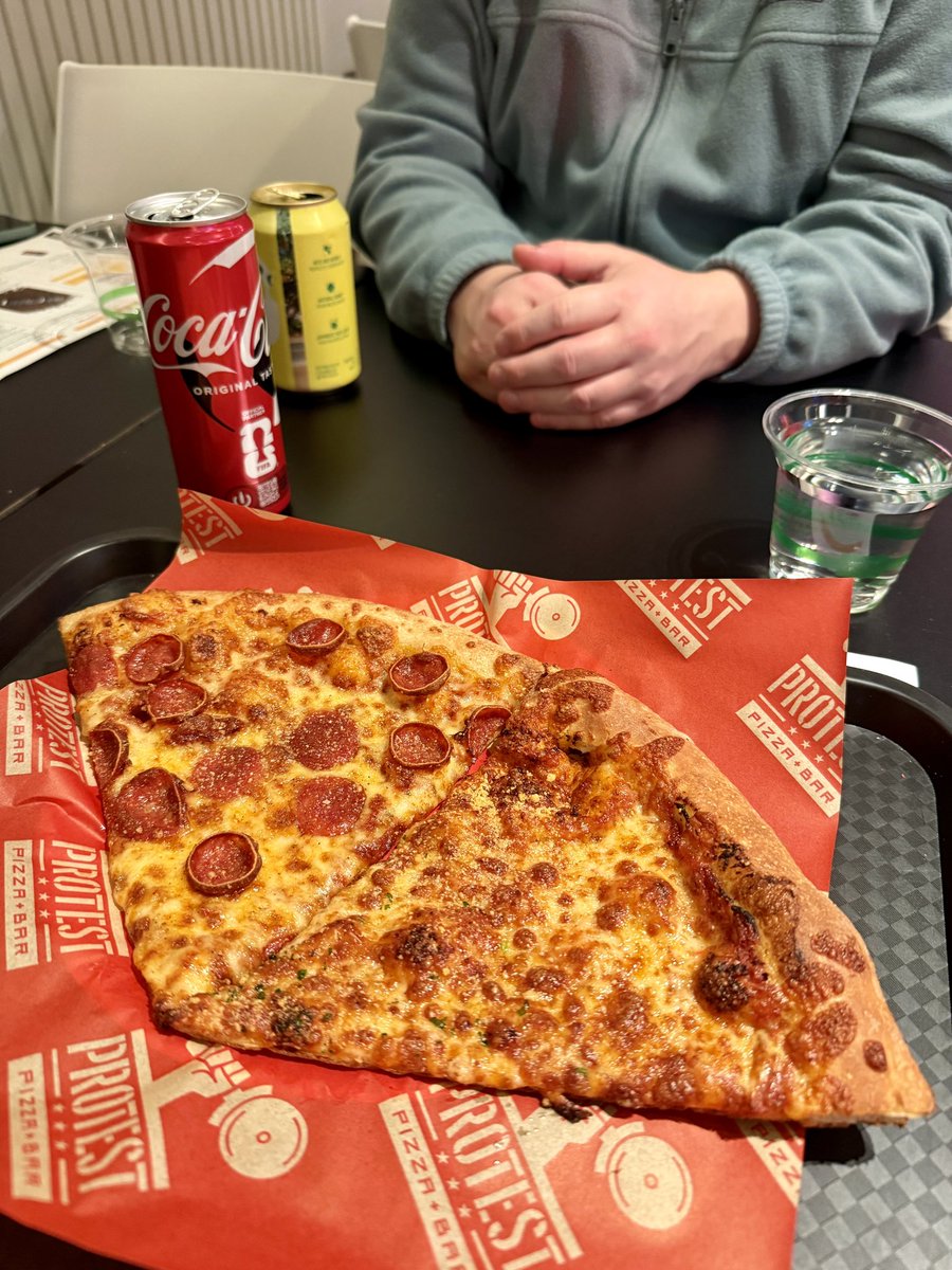 Checking out <a href="/RandyDaleDowns/">Randy Downs</a>’ Protest Pizza in Dupont. Loved the crust! 🍕