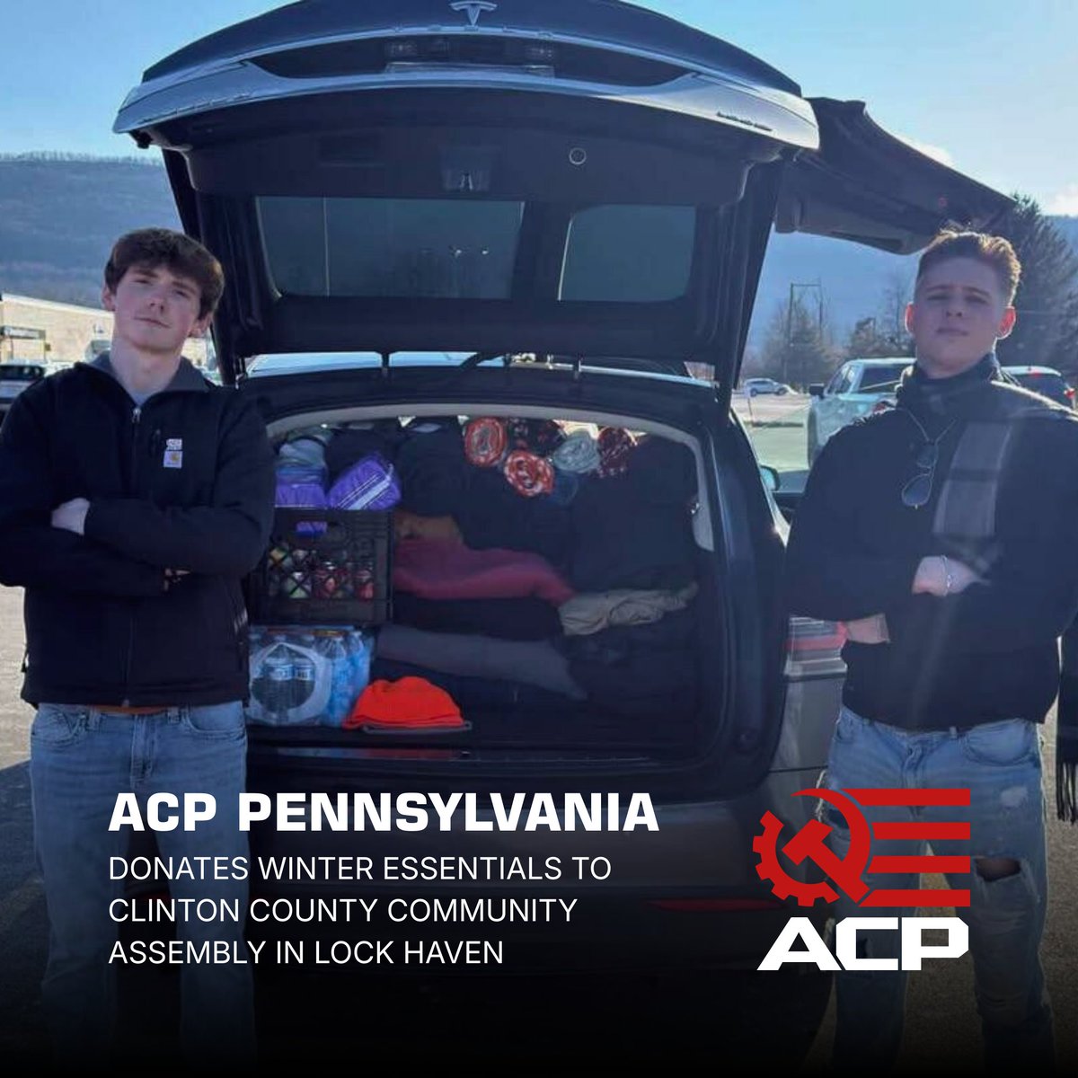 ACP_Penn's tweet image. ACP PA responded to the freezing January weather by donating blankets, sleeping bags, canned goods, bottled water, and toiletries to the Clinton County Community Assembly in Lock Haven. We are proud to partner with trusted community organizations like CCCA and serve our neighbors…