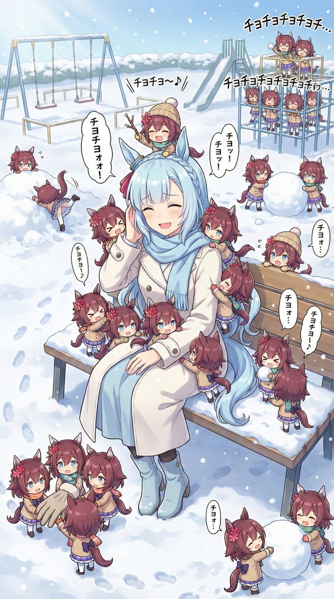 チビチヨちゃんたち✨
#ウマ娘