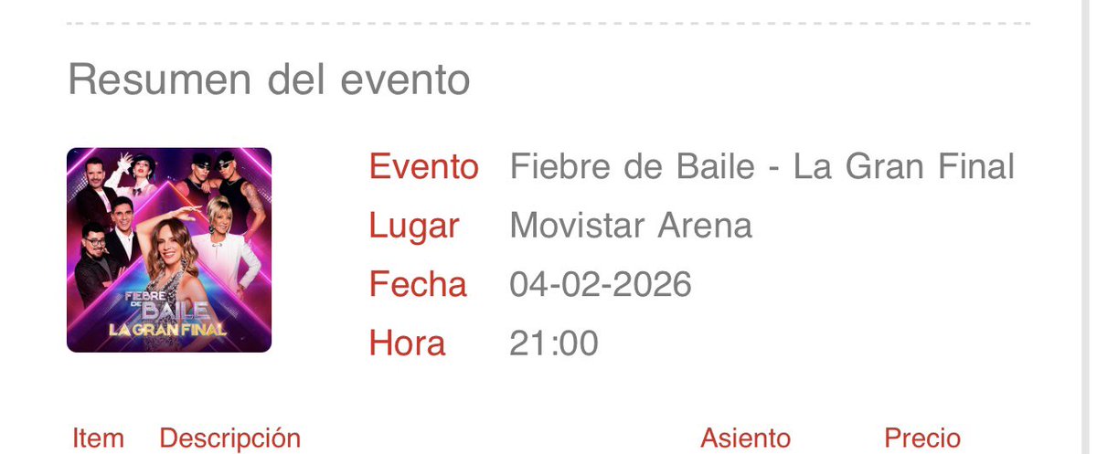 llego lejos mi fanatismo #FiebreDeBaileCHV