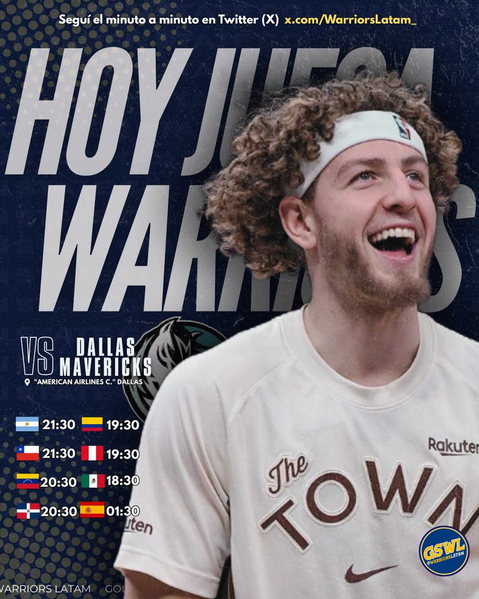 WarriorsLatam_'s tweet image. ¡HOY JUEGA WARRIORS!