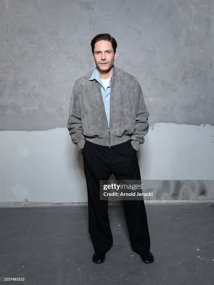 Daniel Brühl attending the Ami Paris Menswear Fall/Winter 2026-2027 in Paris, France on January 21