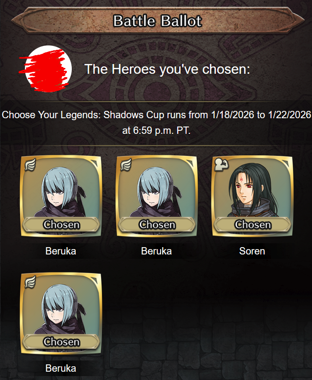 Foxboxtrot's tweet photo. he got one vote because im an ally or whatever. godspeed soren nation <- guy whose fav wont win anyways https://t.co/I95VBavl1y
